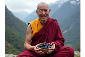 Shilajit Mumijo aus dem Himalaya