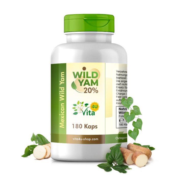 Wild Yams Extrakt mit 150mg Diosgenin hier bestellen Wild Yams Extrakt mit 150mg Diosgenin hier bestellen