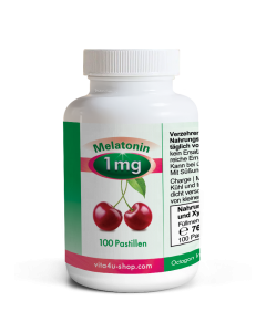 Melatonin 1 mg Kirsch-Lutschpastille