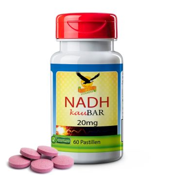NADH Coenzym Q1 20mg | 60 Lutschpastillen mit Xylit & Kirschgeschmack