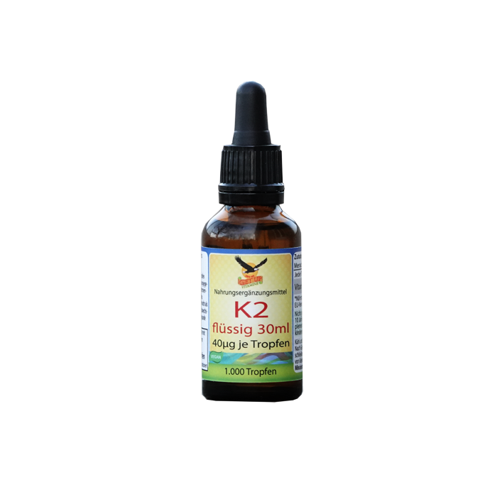 Vitamin K2 Tropfen vegan - 40 μg reines Menaquinone 7 | 1000 Tropfen Vitamin K2 Tropfen vegan - 40 μg reines Menaquinone 7 | 1000 Tropfen