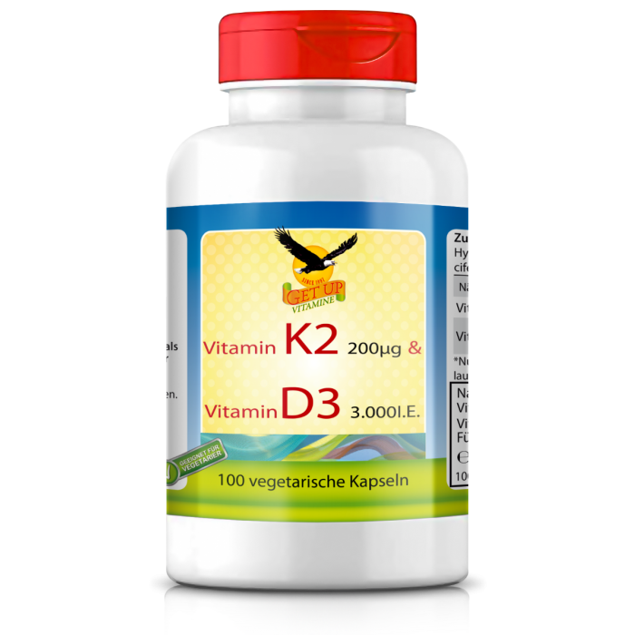 Vitamin D3 und K2 in Kombination bestellen