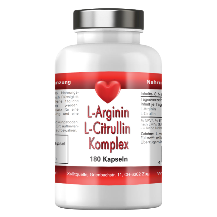 L-Arginin & L-Citrullin Komplex | 180 veg. Kaps