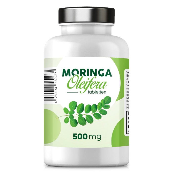 Moringa Oleifera Blattpulver Tabletten
