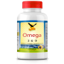 Omega 3-6-9 hochdosiert 1000 mg, reich an EPA & DHA | 150 Kapseln