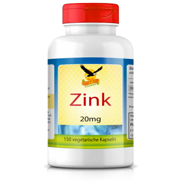 Zink 20mg | 150 Kapseln