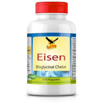 Eisen Premium Bisglycinat + Kupfer & Vitamin C von GetUP