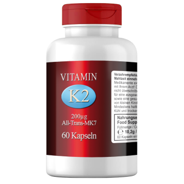Vitamin K2 - 200μg MK 7 | 60 Kapseln