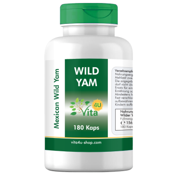 Wild Yam Wurzel 10% Extrakt | 180 Tagesrationen je 75mg Diosgenin