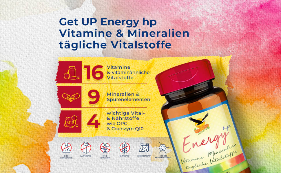 Energy HP - Vitamine und Mineralien - tägliche Vitalstoffe
