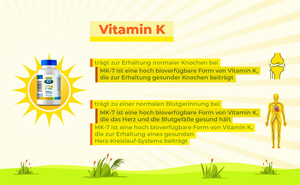 Vitamin K2 Wirkungen